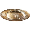Glasteller^Amara Design Teller "Golden Dust" (33cm)