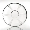 Teller & Platten^German Crystal Teller Nadine 28cm, Transparent, aus Bleikristall