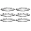 Teller & Platten^Cristalica Teller "Nora" 6er Set (25cm)