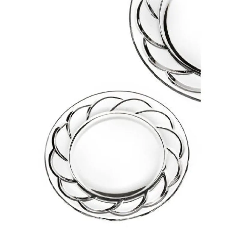 Teller & Platten^Cristalica Teller "Nora" 4er Set (25cm)