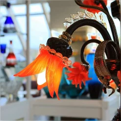 Leuchter & Lampen^Beleuchtung Tischleuchte Flambo Orange