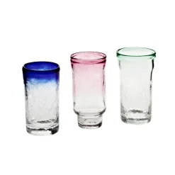 Farbige Gläser^Art Glass Trinkbecher Kragle "Pavel" (14cm)