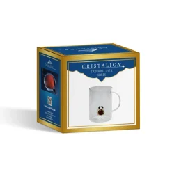 Valentienstag|Frauen^Cristalica Trinkbecher mit Henkel und Sternzeichen, Handarbeit