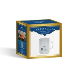 Valentienstag|Frauen^Cristalica Trinkbecher mit Henkel und Sternzeichen, Handarbeit