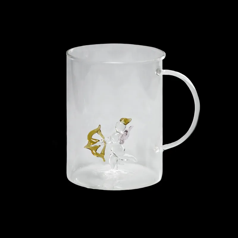 Valentienstag|Frauen^Cristalica Trinkbecher mit Henkel und Sternzeichen, Handarbeit