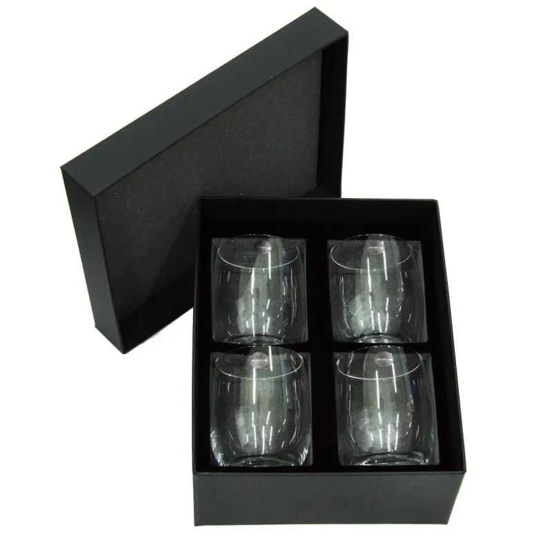 Männer|Gläserset^Cristalica Trinkglas Palmires 4er-Set mit Geschenkbox