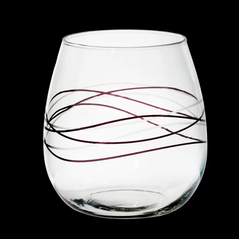 Valentienstag|Saft- & Wassergläser^Cristalica Trinkglas Stemlessline