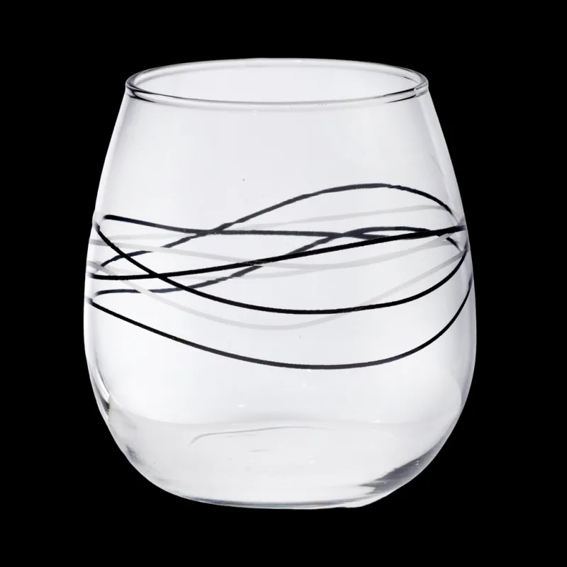 Valentienstag|Saft- & Wassergläser^Cristalica Trinkglas Stemlessline