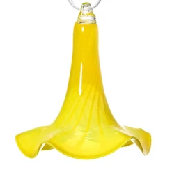 Blüten^Art Glass Trompetenblüte hängend groß Gartenflair 30 cm inkl. Stab