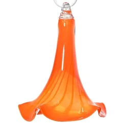 Blüten^Art Glass Trompetenblüte hängend groß Gartenflair 30 cm inkl. Stab