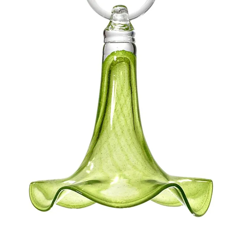 Blüten^Art Glass Trompetenblüte hängend klein 18 cm inkl. Stab