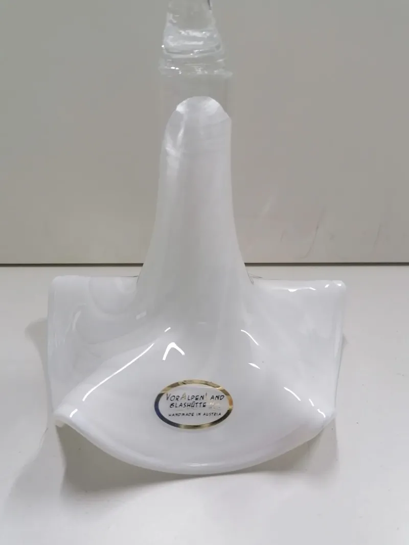 Blüten^Art Glass Trompetenblüte hängend klein 18 cm inkl. Stab