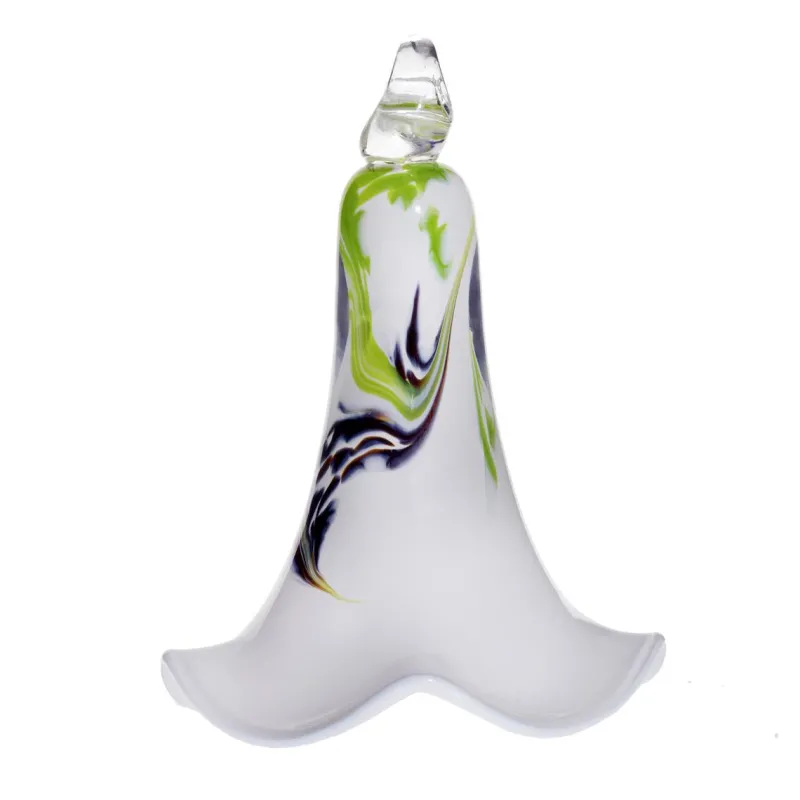 Blüten^Art Glass Trompetenblüte hängend klein 18 cm inkl. Stab