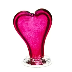 Valentienstag|Skulpturen^Art Glass Valentinsherz stehend "Pavel" (15cm)