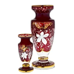 Vasen^Cristalica Kingdom Vase auf Fuß 