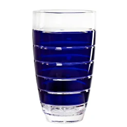 Vasen^Cristalica Kingdom Vase Blumenvase Tischvase 30 cm Handgeschliffen Square Kristall Glas