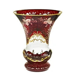 Vasen^Cristalica Kingdom Vase "Golden Grape" (28cm)