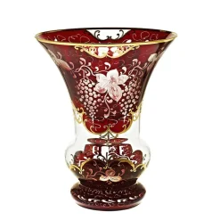 Vasen^Cristalica Kingdom Vase "Golden Grape" (28cm)