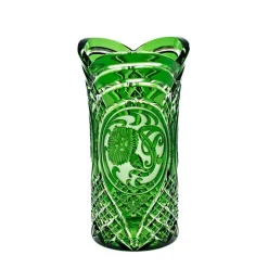 Vasen^Art Glass Vase handgeschliffen "King" (21cm)