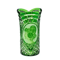 Vasen^Art Glass Vase handgeschliffen 
