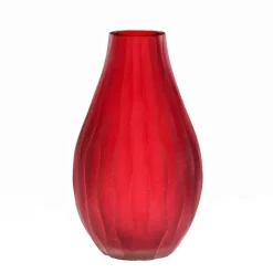 Vasen^Glasware Vase Jozy rot Art Queen (20cm)