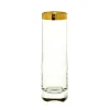 Vasen^Cristalica Kingdom Vase mit Goldrand "Gold Age" (22,5cm)