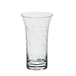 Vasen^Cristalica Vase mit Gravur "Petite Daisy" (20,5cm)