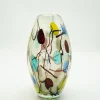 Vasen|Ostern^Cristalica Vase Murano-Stil Flora Höhe ca. 23,5cm Handarbeit