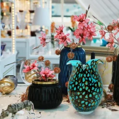 Vasen|Ostern^Cristalica Vase Murano-Stil Kira Höhe ca. 27cm Handarbeit