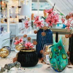 Vasen|Ostern^Cristalica Vase Murano-Stil Laura Höhe ca. 43cm Handarbeit