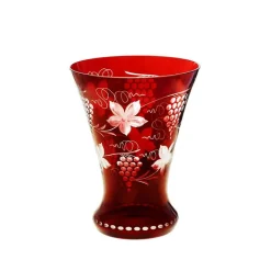 Vasen^Art Glass Vase Red Queen 21 cm, Rot, aus Glas