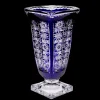 Vasen^Cristalica GmbH Vase Schleuderstern ca. 33 cm Blau