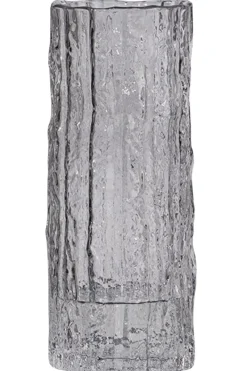 Vasen^Cristalica Vase-Blumenvase mit Streifen, Transparent Höhe ca. 25cm