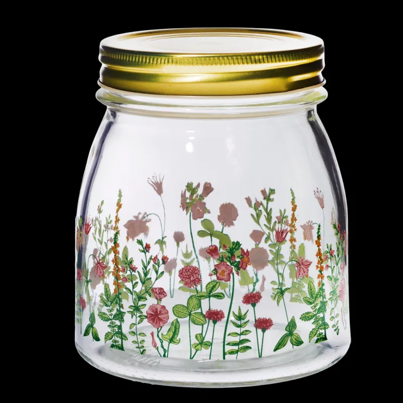 Valentienstag|Küchenzubehör^Glaswaren sonstige Vorratsdose mit Blumen