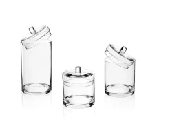 Küchenzubehör^Cristalica Kingdom Vorratsdose Tucana Höhe ca.18cm mit Deckel Klarglas