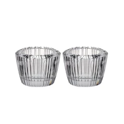 Kerzenhalter^Cristalica Votiv Atlas Stripe 2er Set (7,5cm)