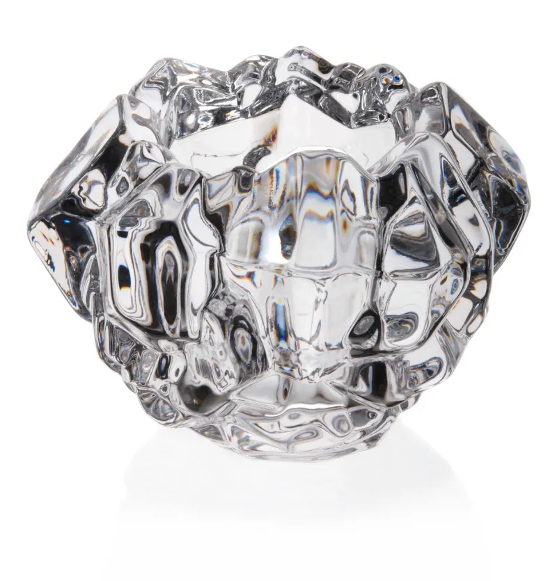 Weihnachten|Weihnachten^Cristalica Votivkerzenhalter Eisbrocken Heaven 8cm Bleikristall