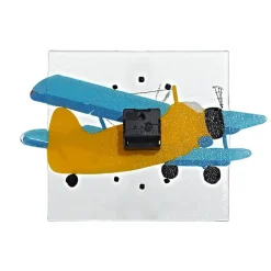 Uhren^Cristalica Wanduhr Flugzeug 