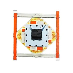 Halloween|Uhren^Cristalica Wanduhr Orange 