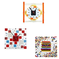 Halloween|Uhren^Cristalica Wanduhr Orange 