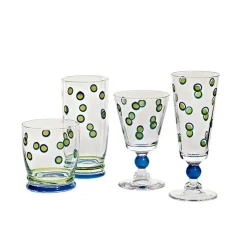 Saft- & Wassergläser^Cristalica Wasserglas Punkte Nadia 340ml