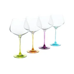 Weingläser|Cocktailgläser^Cristalica Weinglas Charisma Colour 775ml lila