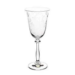 Weingläser^Cristalica Weinglas mit Gravur "Petite Daisy" (220ml)