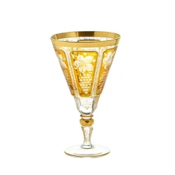 Weingläser|Farbige Gläser^Cristalica Kingdom Weinglas "Yellow Queen" (200ml)