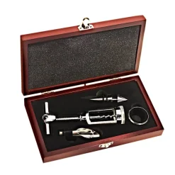 Männer|Geburtstag^Cristalica Wein-Set 4-teilig in Holzbox