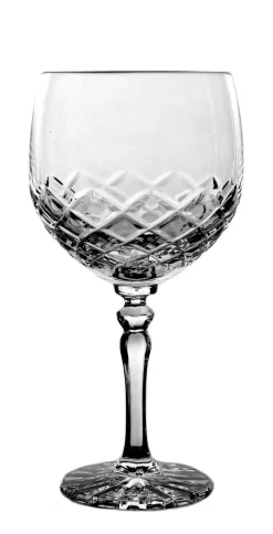 Weingläser^Cristalica Weißweinglas Karo 300ml Weinkelch Römer Bleikristallglas transparent