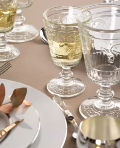 Weingläser^Cristalica Weißweinglas Versailles 200ml Weinkelch Trinkglas transparent Vintage