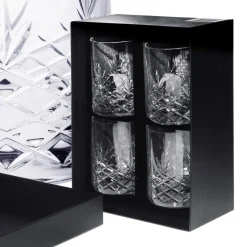 Männer|Gläserset^Cristalica Whishkyglas Ladera 4er-Set mit Geschenkbox