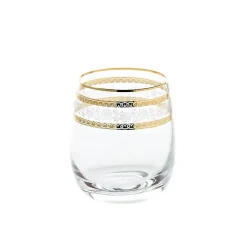 Whiskygläser^Cristalica Whiskyglas Charisma Golden Flower 400ml