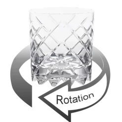 Whiskygläser^German Crystal Whiskyglas German Roulette Frankfurt 225 ml